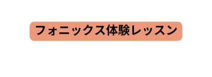 フォニックス体験レッスン